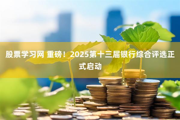 股票学习网 重磅！2025第十三届银行综合评选正式启动